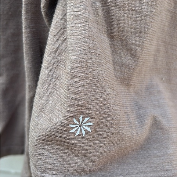 Athleta Ascent Seamless Long Sleeve Top Brown size Large. - Picture 5 of 6